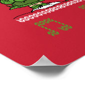 Caroling KerstSweater Graphic Poster (Hoek)