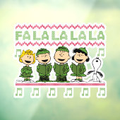 Caroling KerstSweater Graphic Raamsticker (Vel 3)