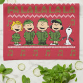 Caroling KerstSweater Graphic Theedoek (Gevouwen)