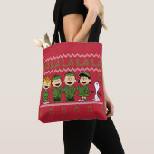 Caroling KerstSweater Graphic Tote Bag (Dichtbij)