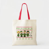 Caroling KerstSweater Graphic Tote Bag (Voorkant)