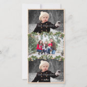 Caroling Kinder fotokaart Feestdagenkaart (Achterkant)