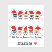 Caroling Kinderen Kerstmis Sticker (Vel)