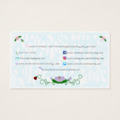 Caroling Lilies Redesign Kaart (Achterkant)