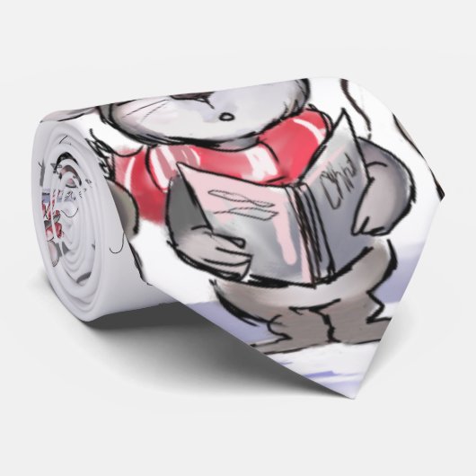 Caroling met Mic, Mac en Moe Stropdas (Opgerold)