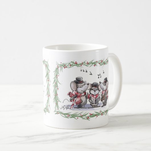 Caroling met Mic, Mac & Moe-Mok Koffiemok (Voorkant rechts)