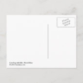 Caroling Mic, Mac & Moe Briefkaart (Achterkant)