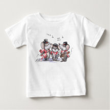 Caroling Mic, Mac & Moe Toddler Shirt