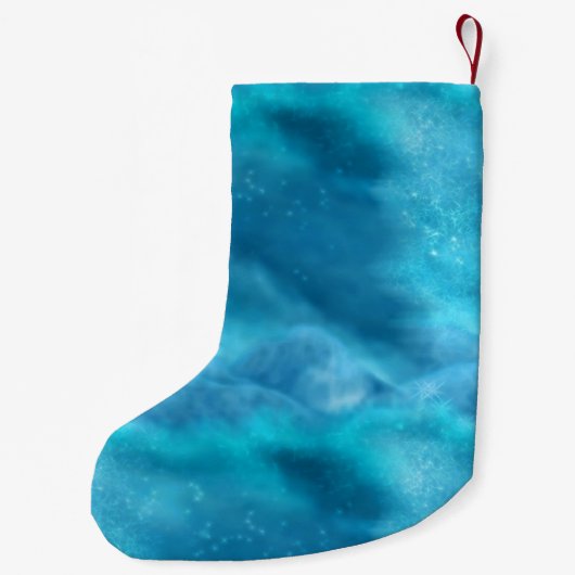 Caroling Snowman Kleine Kerstsok (Achterkant)