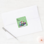 Caroling Snowpeople-kerstcadeautjes Label Stickers (Envelop)