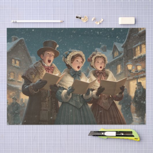 Caroling Tissuepapier (Craft)