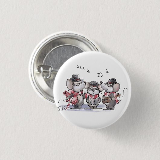 Caroling with Mic, Mac & Moe Button (Voorkant /achterkant)