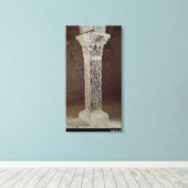 Carolingian Pillar, c.758 Canvas Afdruk (Insitu (Houten vloer))