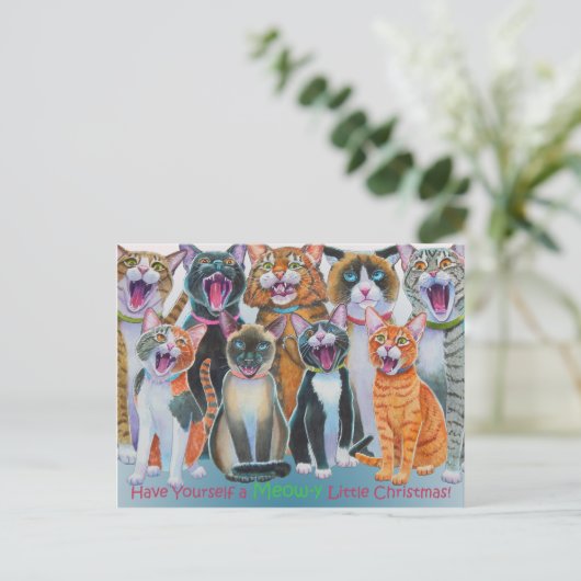 Carolingkatten Briefkaart (Staand voorkant)