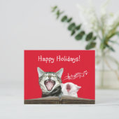 Carolingkatten Feestdagenkaart (Staand voorkant)