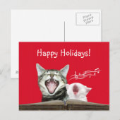 Carolingkatten Feestdagenkaart (Voorkant / Achterkant)