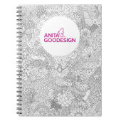 Carol's Doodles Spiral Notebook Notitieboek (Voorkant)