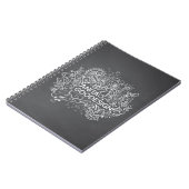 Carol's Doodles Spiral Notebook (zwart) Notitieboek (Linkerzijde)