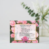 Carol's Roos Petal Jam Recipe Briefkaart (Staand voorkant)