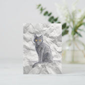 Carol's Verfrommelde Tekening - Briefkaart (Staand voorkant)
