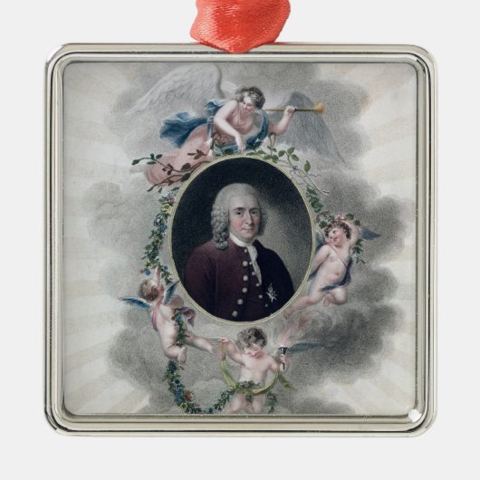 Carolus Linnaeus, Knight of the Polar Star Metalen Ornament (Voorkant)