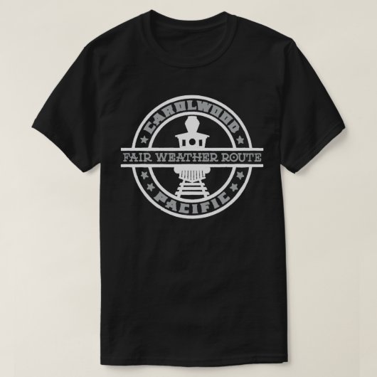 Carolwood Pacific Railroad T-shirt (Design voorkant)
