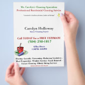 Carolyn Holloway Voorbeeld Flyer-Schoonmaak Dienst Flyer (Hand)