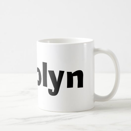 Carolyn Koffiemok (Rechts)