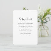 Carolyna Wedding Insert Informatiekaartje (Staand voorkant)