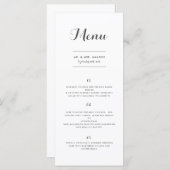 Carolyna Wedding-menu Menu (Voorkant / Achterkant)