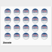 carolynscandidatelogo ronde sticker (Vel)