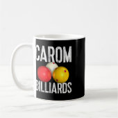 Carom biljartuitrusting en kleding koffiemok (Links)