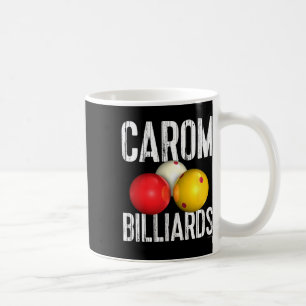Carom biljartuitrusting en kleding koffiemok