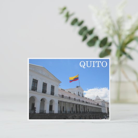 carondelet palace quito briefkaart (Staand voorkant)