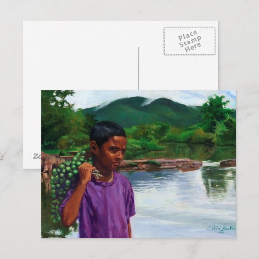 Caroni Chennette Briefkaart (Voorkant / Achterkant)