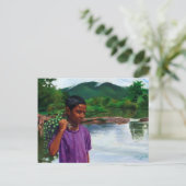Caroni Chennette Briefkaart (Staand voorkant)