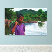 Caroni Chennette Canvas Afdruk (Insitu (Houten vloer))