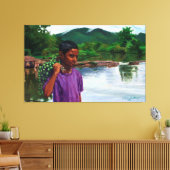 Caroni Chennette Canvas Afdruk (Insitu (Woonkamer))