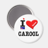 CAROOL - I Love Magneet (Voorkant / Achterkant)