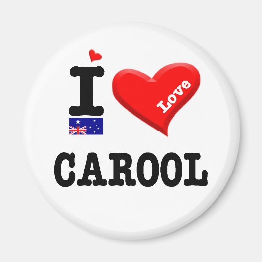 CAROOL - I Love Magneet (Voorkant)