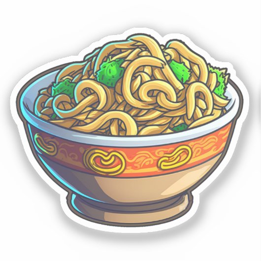 Caroon ramen sticker (Voorkant)