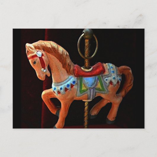 Carosel Horse Collectie Briefkaart (Voorkant)