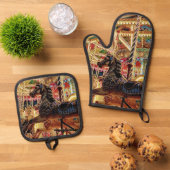 carousal ovenwant & pannenlap set (Top down)