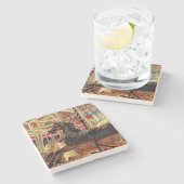 carousal stenen onderzetter (Zijkant)