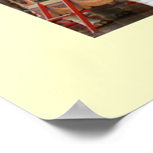 Carousel at d'Horloge Poster (Hoek)