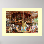 Carousel at d'Horloge Poster (Voorkant)