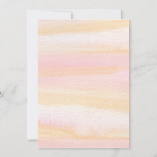 Carousel Birthday party Invitation Kaart (Achterkant)