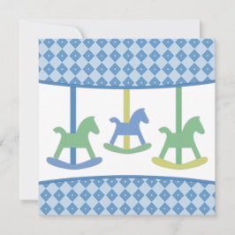 Carousel Birthday Party Invitation Kaart