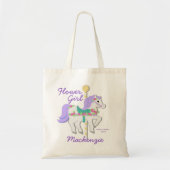 Carousel Bloemenmeisje Tote Bag (Voorkant)