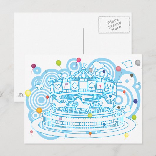 Carousel Briefkaart (Voorkant / Achterkant)